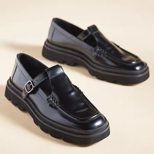 Maeve black Mary Jane loafers
